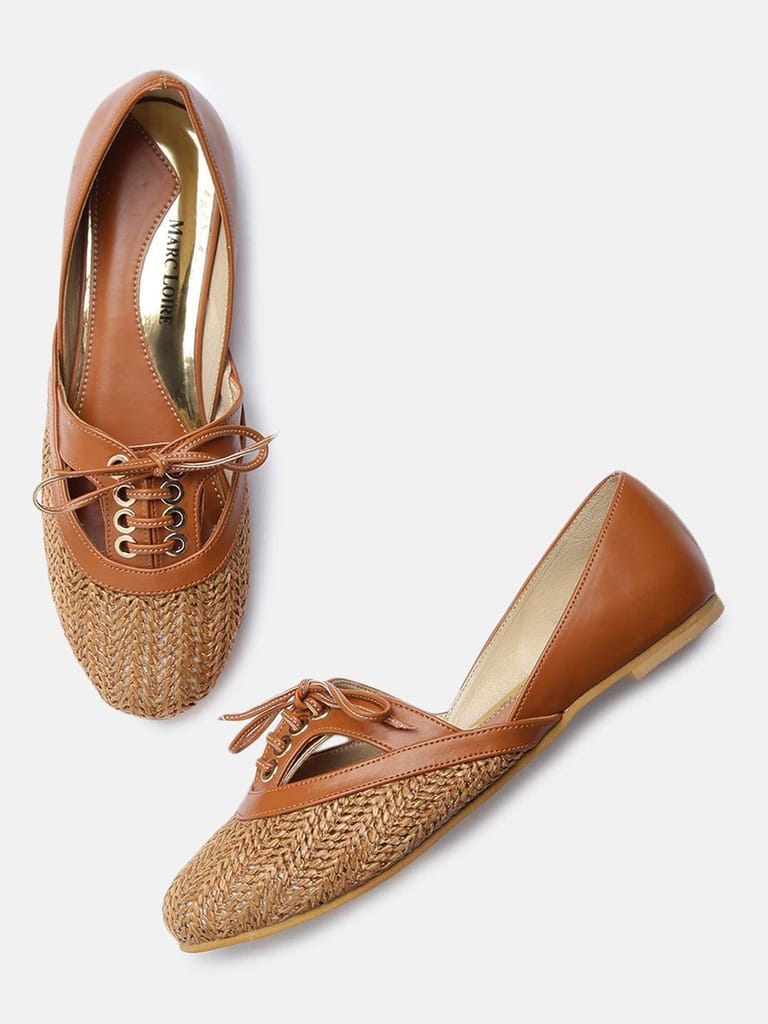 Marc Loire Women's Faux Leather Comfortable Slip on Flat Ballerina Shoes for Casual Wear, Party and Formal Occasions. - Casual Shoes | Buy online on ZillyBuy