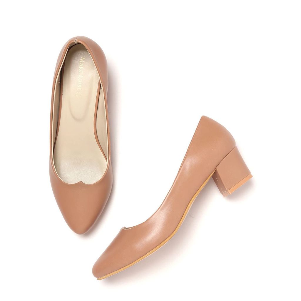 Marc Loire Women's Formal Block Heel Pump Shoes for Office, Party and Formal Occasions. - Formal Shoes | Buy online on ZillyBuy