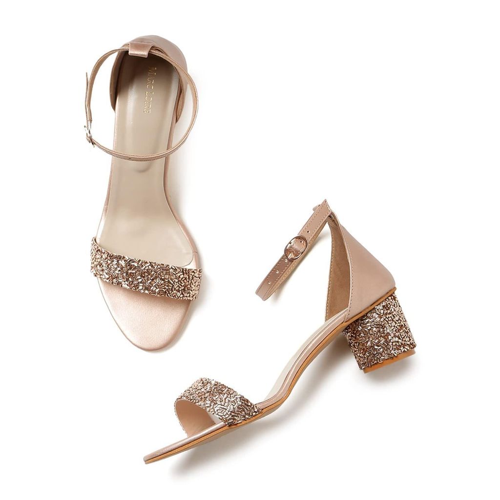 Marc Loire Women Soft Comfortable Embellished Heels - Heels | Buy online on ZillyBuy