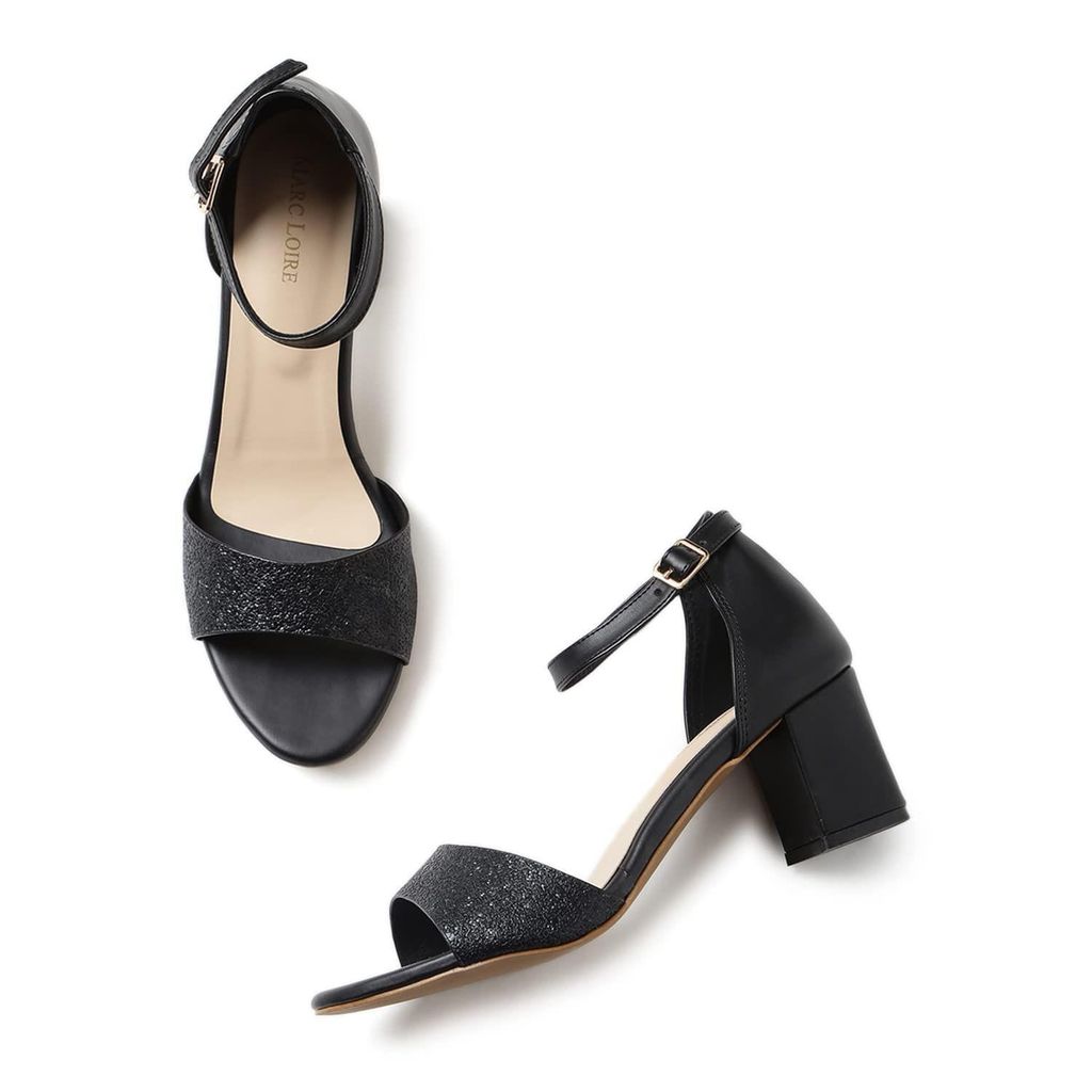 Marc Loire Women Soft Comfortable Embellished Block Heels - Heels | Buy online on ZillyBuy