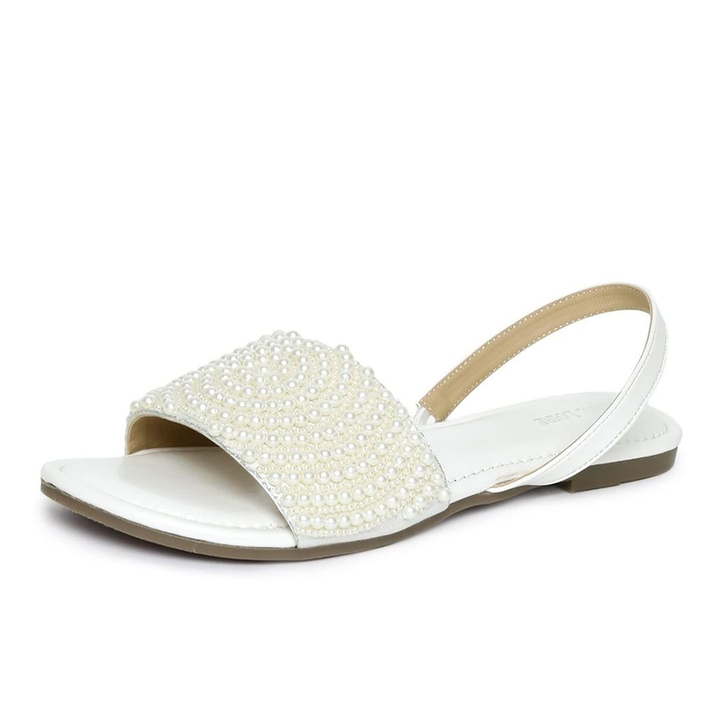 Marc Loire Women's Casual Soft Comfortable White Flats - Casual Shoes | Buy online on ZillyBuy