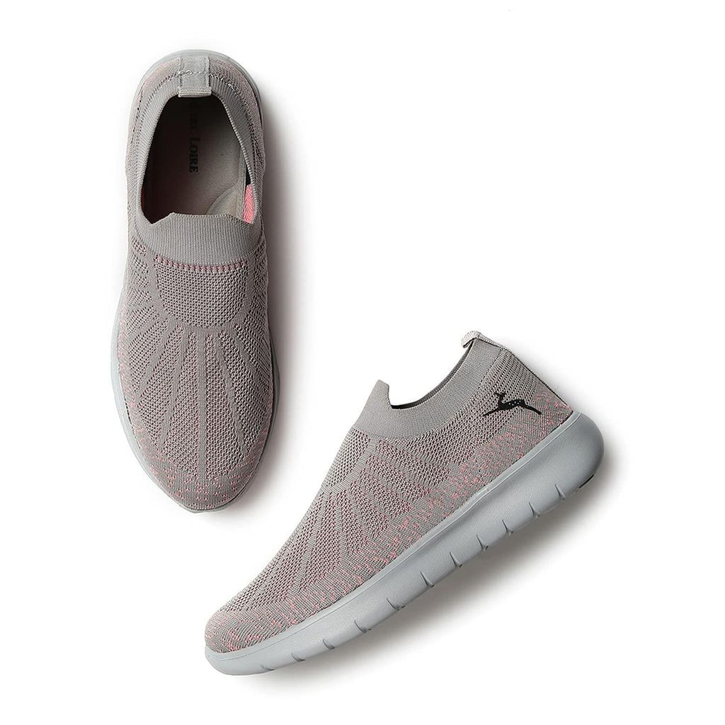 Marc Loire Women's Lightweight Athleisure Knitted Active Wear Slip-On Sneaker Shoes for Sports, Athletics, and Walking - Sports Shoes | Buy online on ZillyBuy