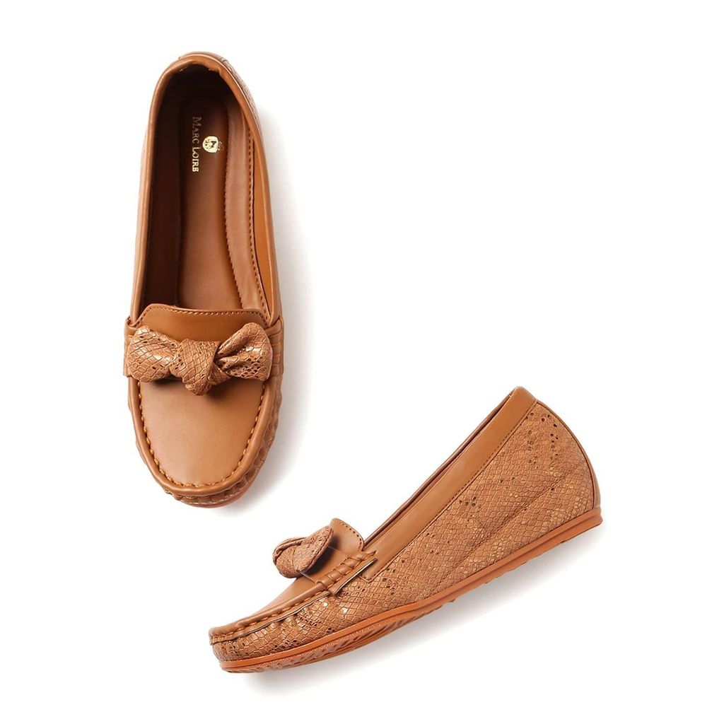 Marc Loire Women Soft Comfortable Embellished Wedge Heels Loafers - Heels | Buy online on ZillyBuy