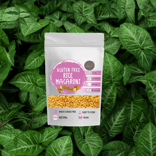 INDULGENCE Gluten Free Rice Macaroni Pack of 2 (400 Gms)