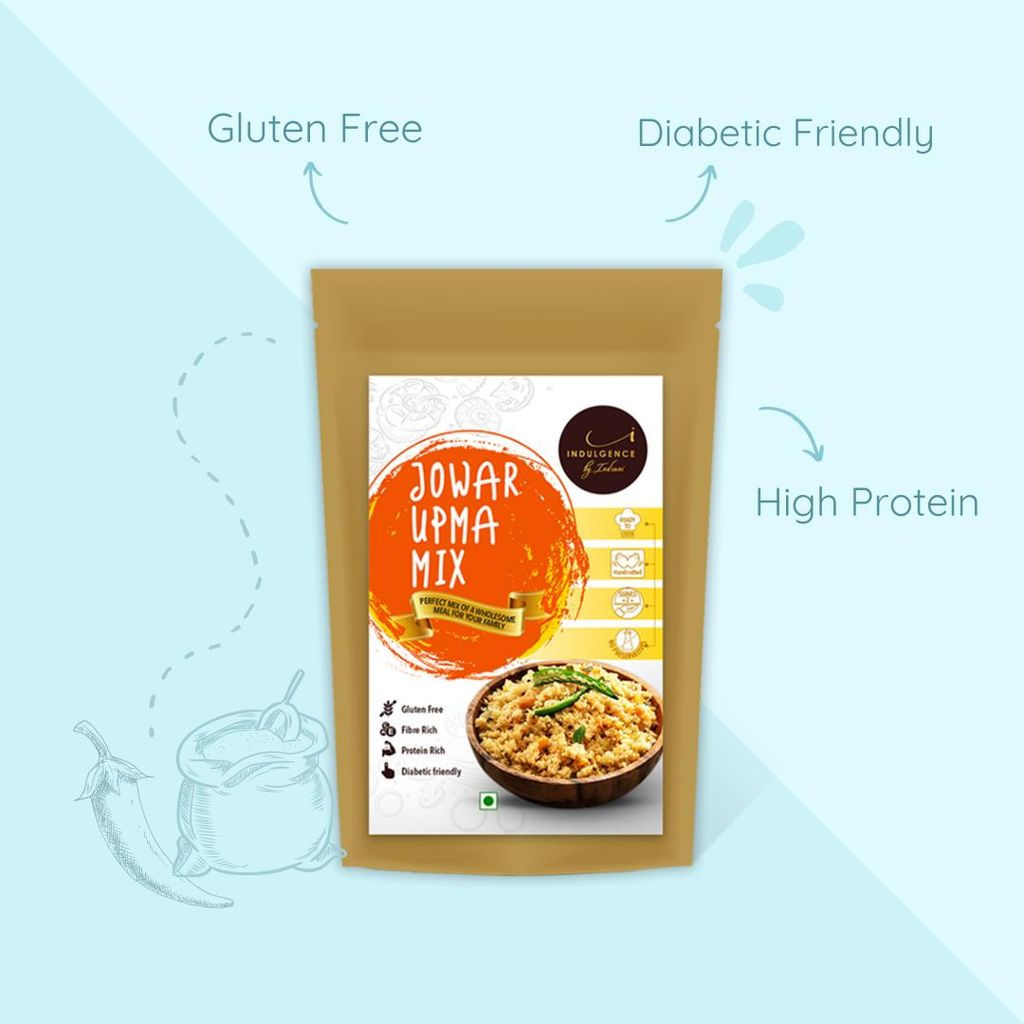 INDULGENCE Jowar Upma Mix Pack of 2 (360 Gms)