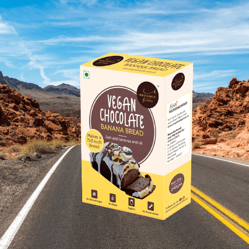 INDULGENCE Vegan Chocolate Banana Bread 240 Gms