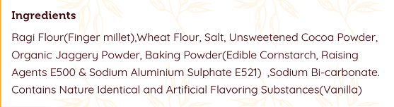 INDULGENCE Ragi Chocolate Cake Mix 250 gms