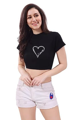 For a confidence-boosting, this Printed SARINA FABRIC CROP TOP from Trendy Rabbit is a comfortable treat. Style this Printed CROP TOP for a trendy