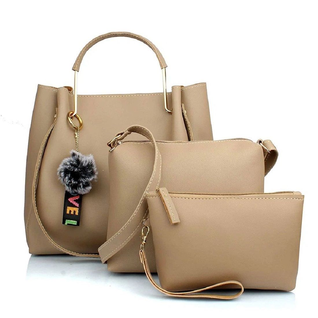 Ladies cream handbags sales