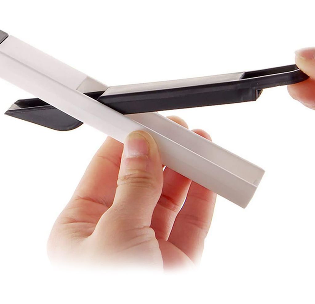 ZURU BUNCH 2-in-1 Multi-Function Plastic Window Slot Keyboard Wardrobe Dust Removal Cleaning Brush (Pack of 2, Multicolor)