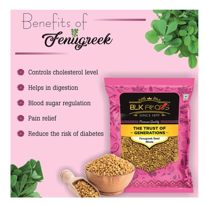 BLK Foods Daily Fenugreek Seed Whole (Methi dana Sabut)