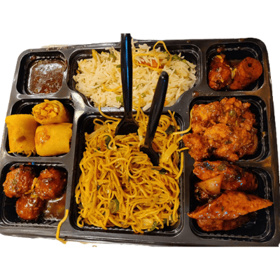 Chinese Combo [ Under 1499 ] __ Chowmien,Hakka Noodles,Chilli Garlic Noodles,Veg Noodles,Spinach,corn & Bokchoy Dimsum [ 3 Pcs ],Mushroom,peanuts & Broccoli Dimsum [ 3 Pcs ],Chilli Paneer [ Dry ],Spring Roll,Panee Manchurian [ Dry ]