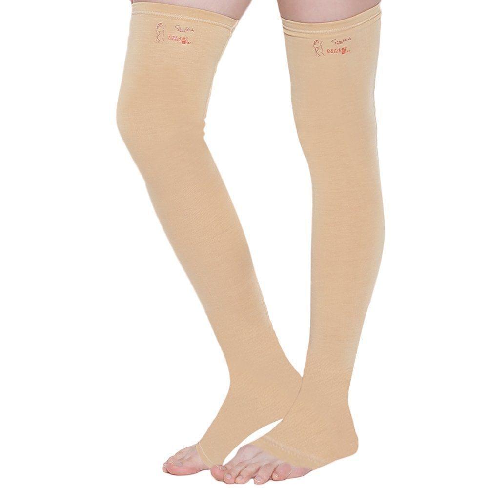 Boldwink Women's Full Coverage Thigh-Highs Long Drama Stockings for varicose vain and shaping