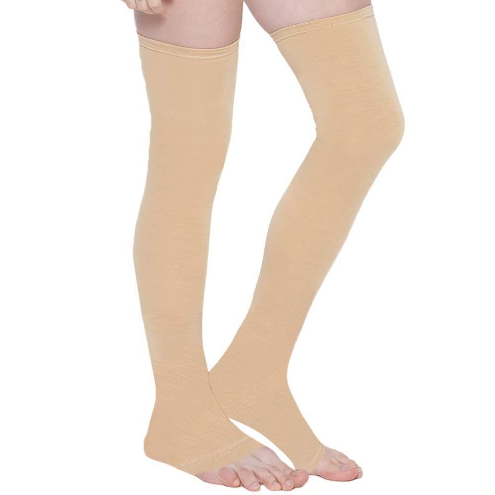 Boldwink Women's Full Coverage Thigh-Highs Long Drama Stockings for varicose vain and shaping
