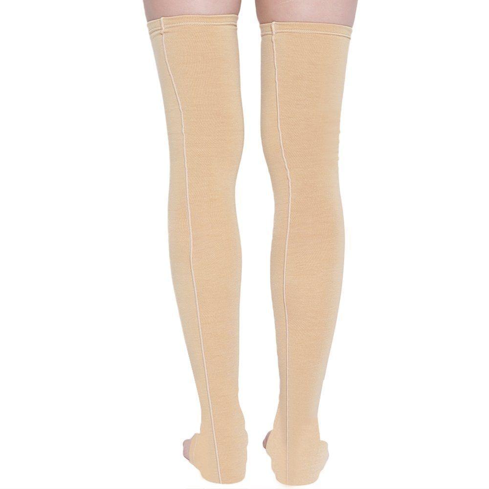 Boldwink Women's Full Coverage Thigh-Highs Long Drama Stockings for varicose vain and shaping