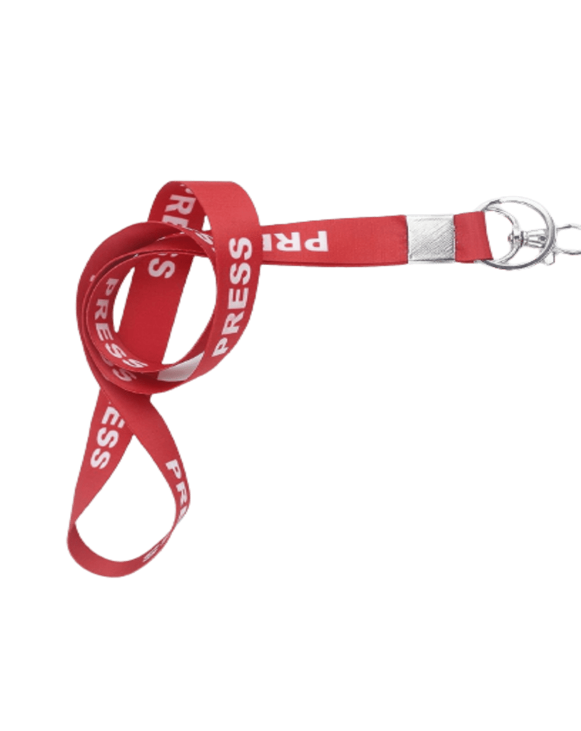 Lanyard/Press Ribbon with id Card Holder(Orange) 20 mm Unisex Solid Strap Press Printed Lanyard for id Card or id Badge or Office PVC Card