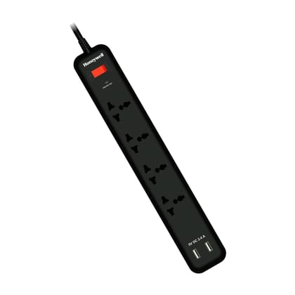 Honeywell 4 Out Surge Protector MS 2 USB