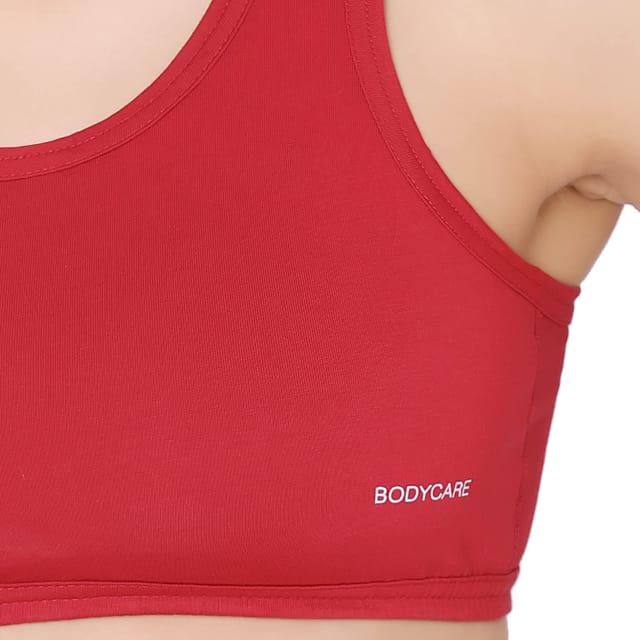 BODYCARE Women Spandex, Cotton Non-padded Wire Free Sports Bra (Pack of3)