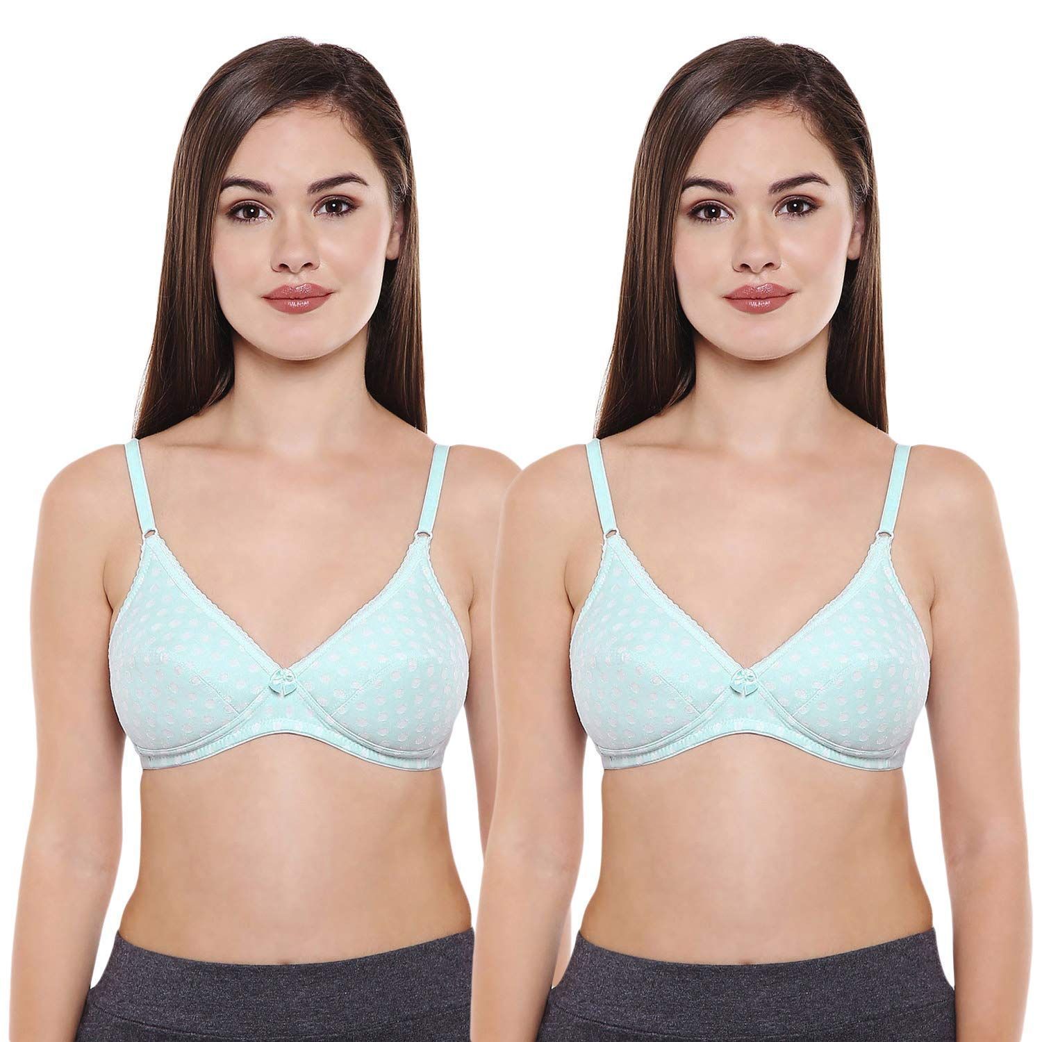 BODYCARE Women's Cotton Heavily Padded Non-Wired T-Shirt Bra