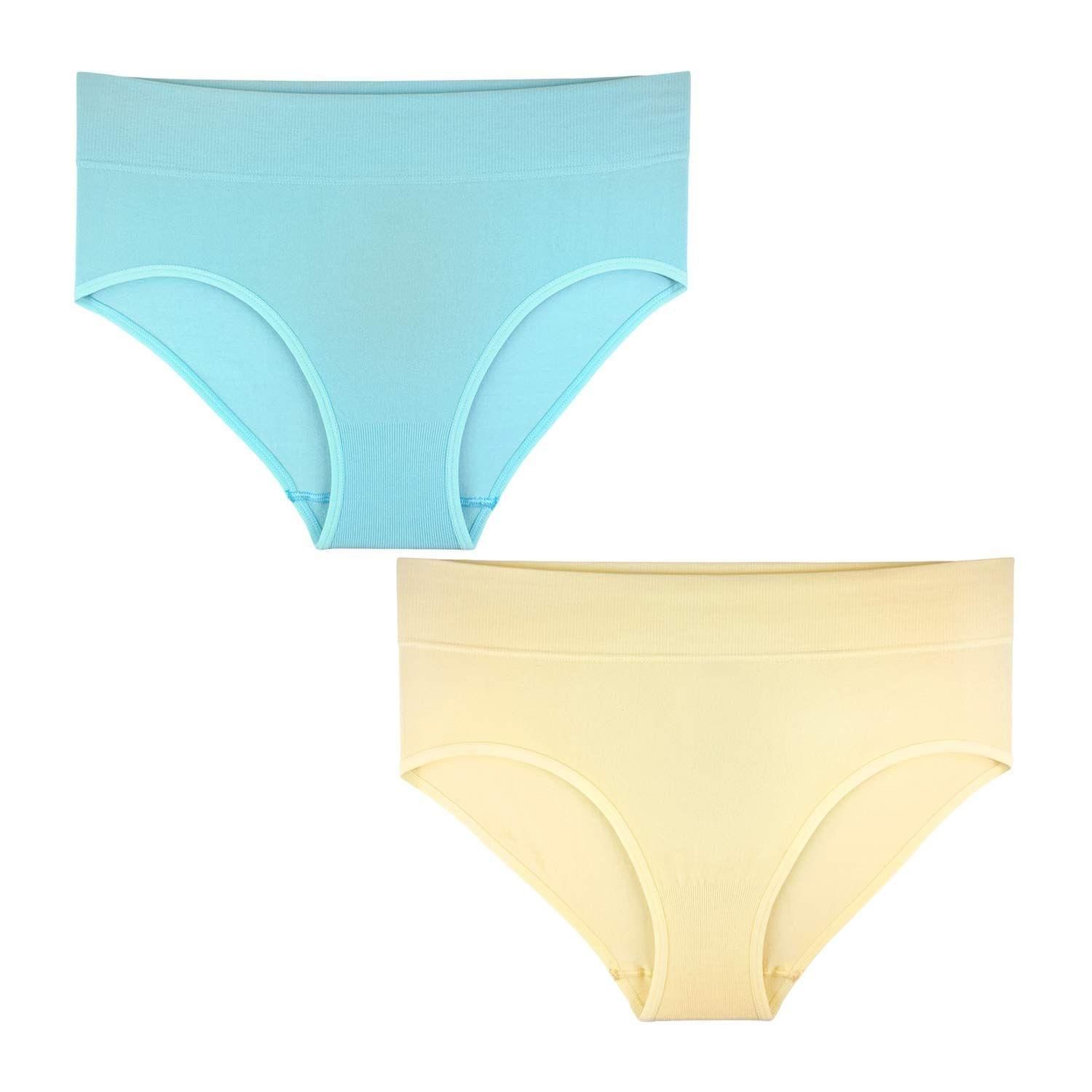 BODYCARE Cotton Polyamide Premium Seamless Panty S 28C Assorted