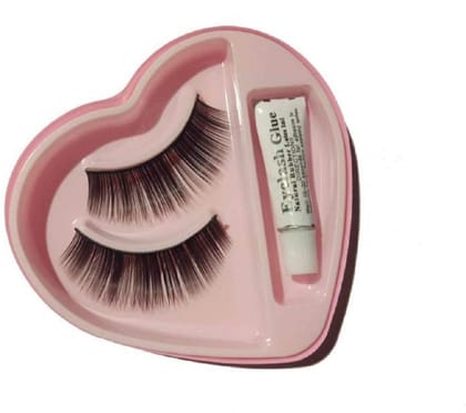 Glamezone Eyelash Curler with False Eyelash (pack of 1) for Pretty Eye Makeup