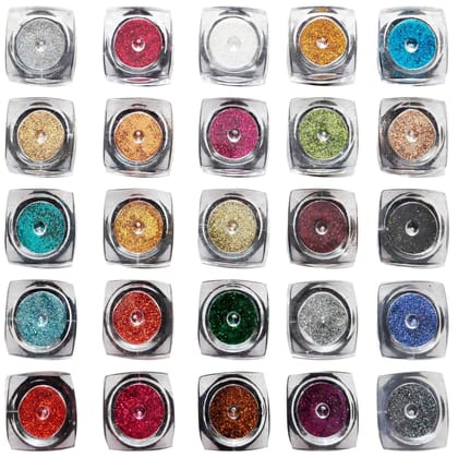 Elecsera Beauty Of Witness 25 multi shade Shimmer Glitter 200 g (multicolor)