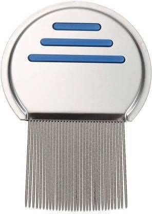 Elecsera Nit Free Terminator Lice Comb, Professional Stainless Steel Louse and Nit Comb for Head Lice Treatment, Removes Nits ()