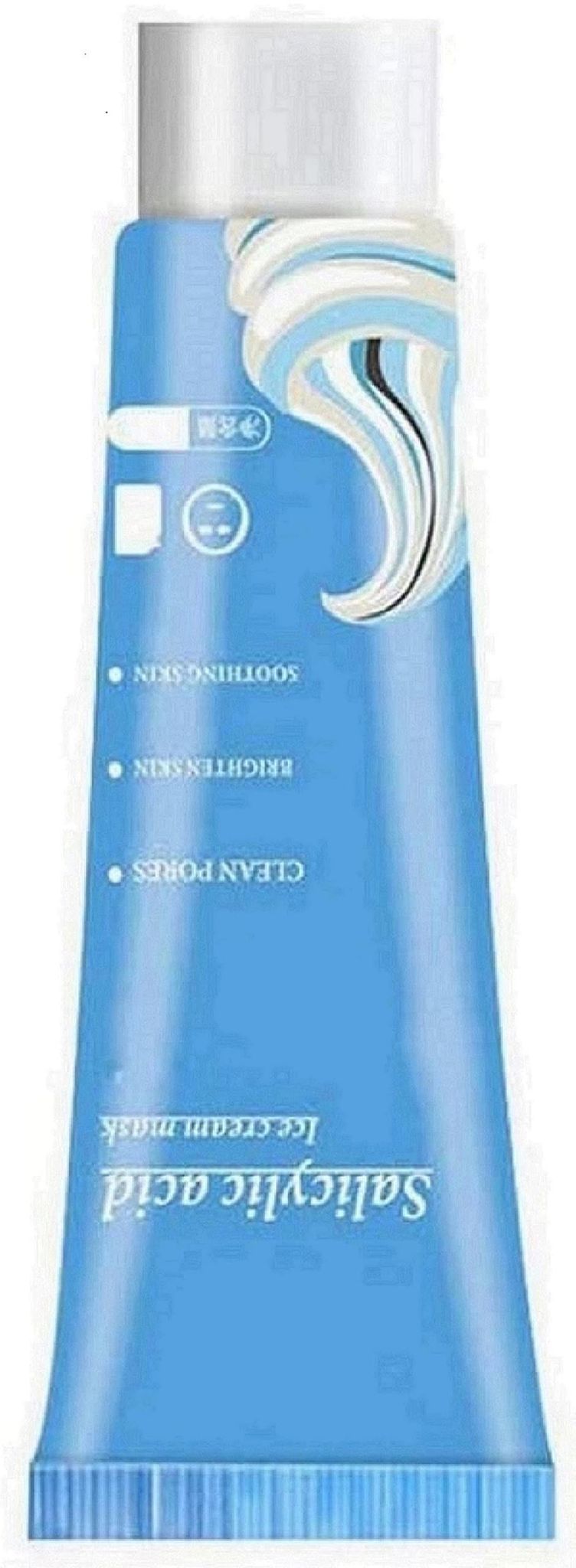 Elecsera Ice Cream Mask Acne Moisturizing Smear Mask Blackheads Remover Mask Cleansing & Shrinking Pores (120 ml)