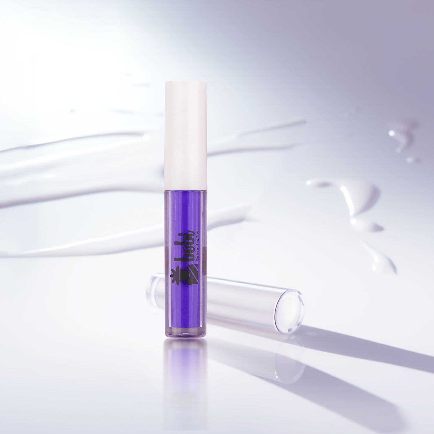 BOBI  Purple Neon Eyeliner Long-Lasting, Waterproof, Smudge Proof, and Vibrant. Add Glamour to Your Eyes with Shimmering Effects