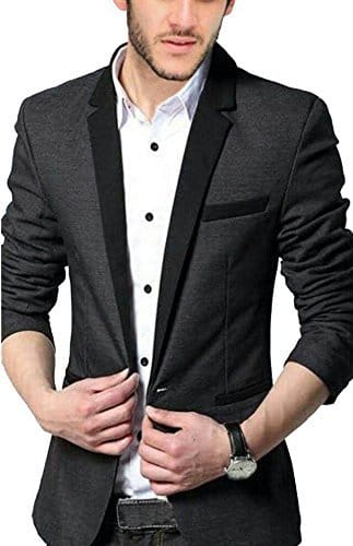 BELARIO Men's Slim Fit Tuxedo Blazer