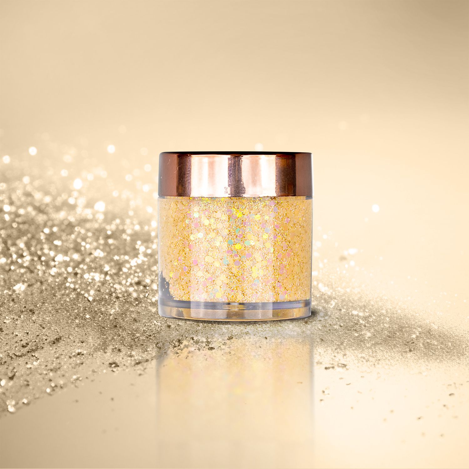 BOBI Gold Multi Duo Chrome Glitter Gel Eyeshadow (10gm)