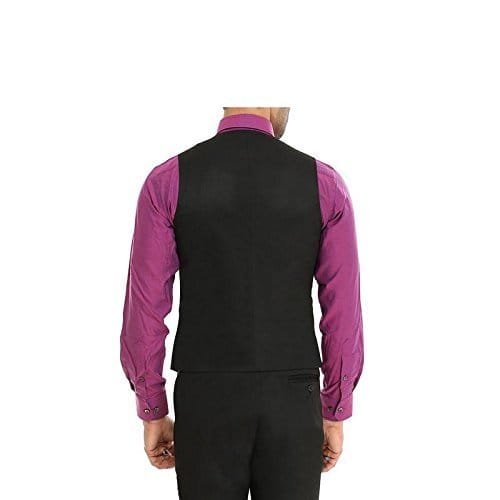 BELARIO Men's V Five Button Slim Fit Formal/Party Waist Coat