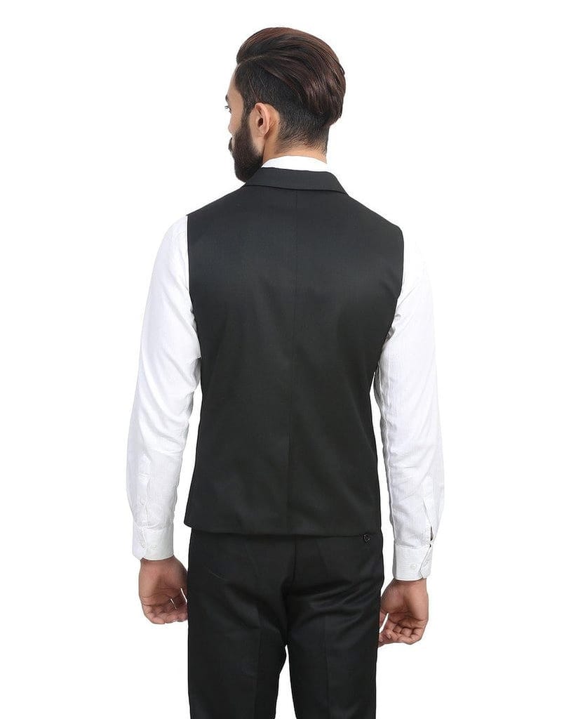 BELARIO Black COATCOLLAR Waistcoat