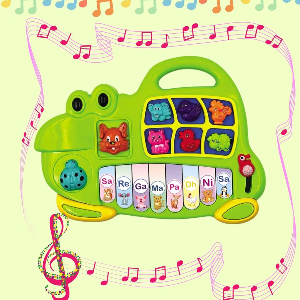 KTRS Enterprise Animal Keyboard Musical Toys Piano Animal Keyboard, Musical Toys for Kids, Toys for Kids, Electronic Animal Piano Keyboard Toy (Pack of 1 Pcs, Random Color) - Toys and Games | Buy online on ZillyBuy