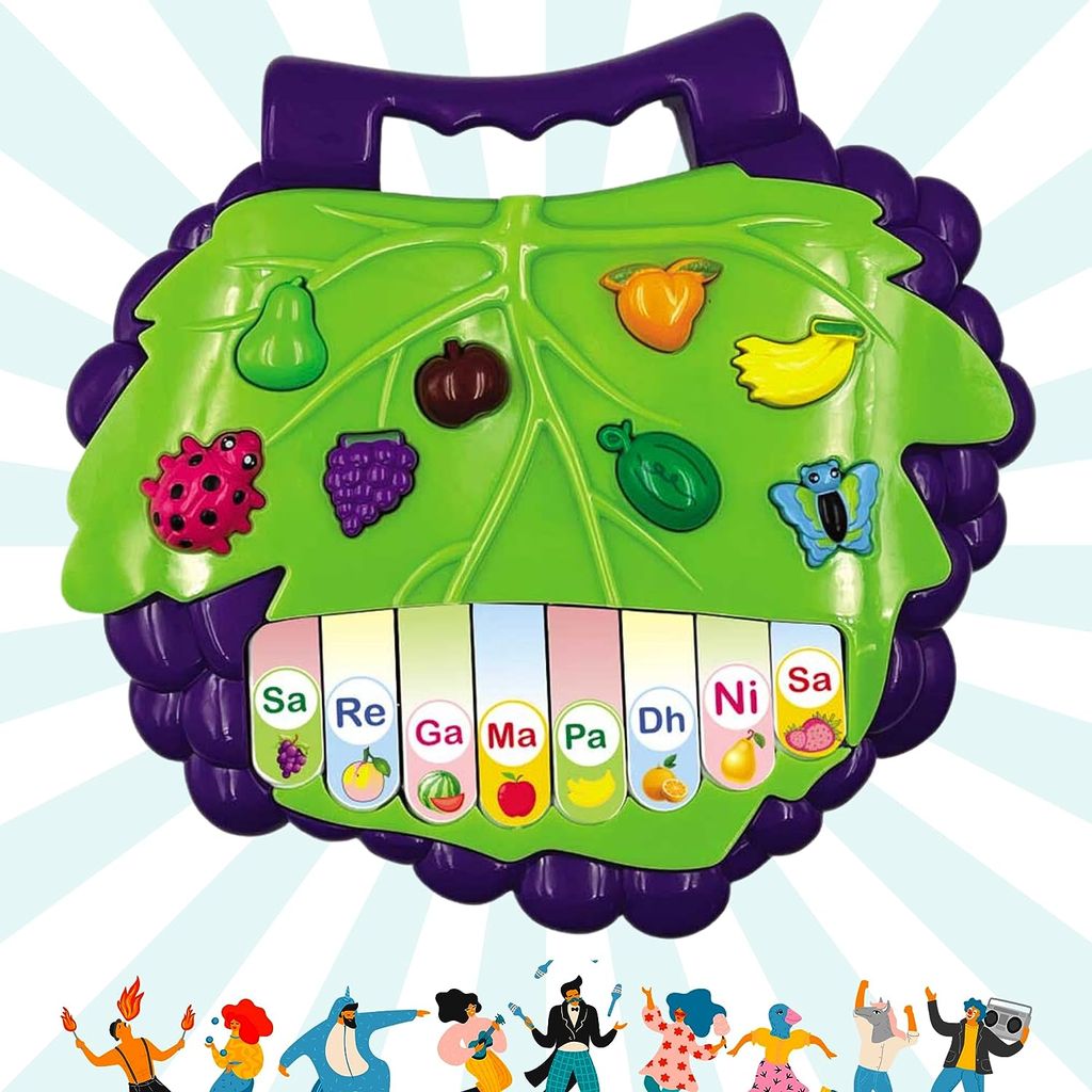 KTRS Enterprise Straberry Musical Piano with 3 Modes Sounds Quiz Spellings and Tunes- Red - Toys and Games | Buy online on ZillyBuy