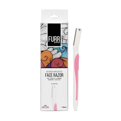 FURR By Pee Safe Face Razor For Women | Razor for Face, Eyebrow, Chin & Upper Lips (Pack of 1)