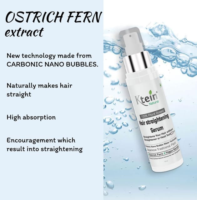 Straightening serum for natural on sale hair