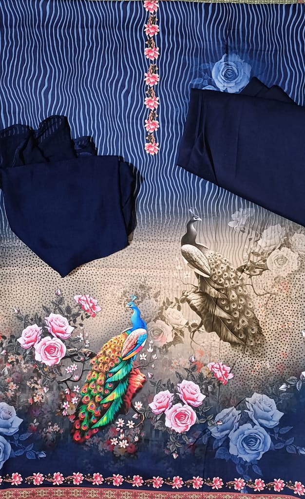 Muslin Dress Material (Unstitched Salwar Suit)