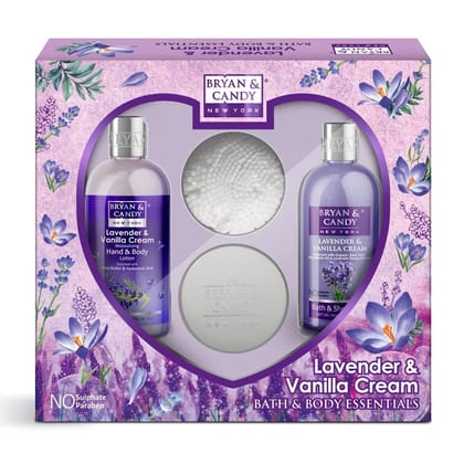 Bryan & Candy Lavender Heart Kit Gift Set For Women And Men