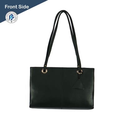 Genuine Leather  official trend Sholder bag or Girls- Green