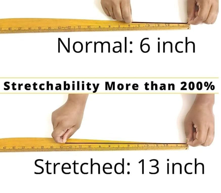 Cossess Premium Elastic Cord Strap 2mm Black Round Stretchy Ear Loop Strap for Comfortable Ear Tie, Elastic Rope for Crafts DIY Sewing Scrunchie Making