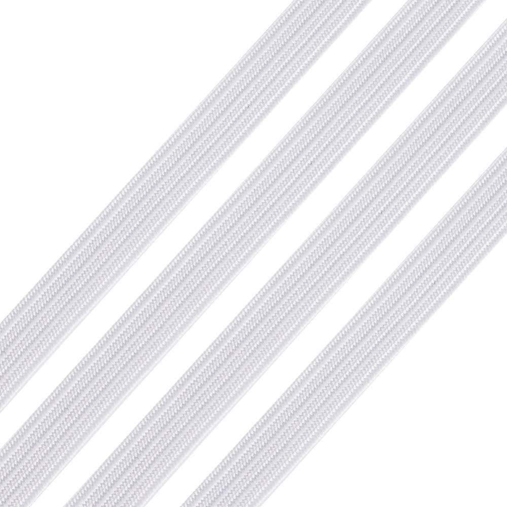 Venus Aqua Elastic String for Mask Sewing, Elastic Knitted Crochet for Mask Making and Knit Sewing Crafts DIY Earloop for Mask Bent