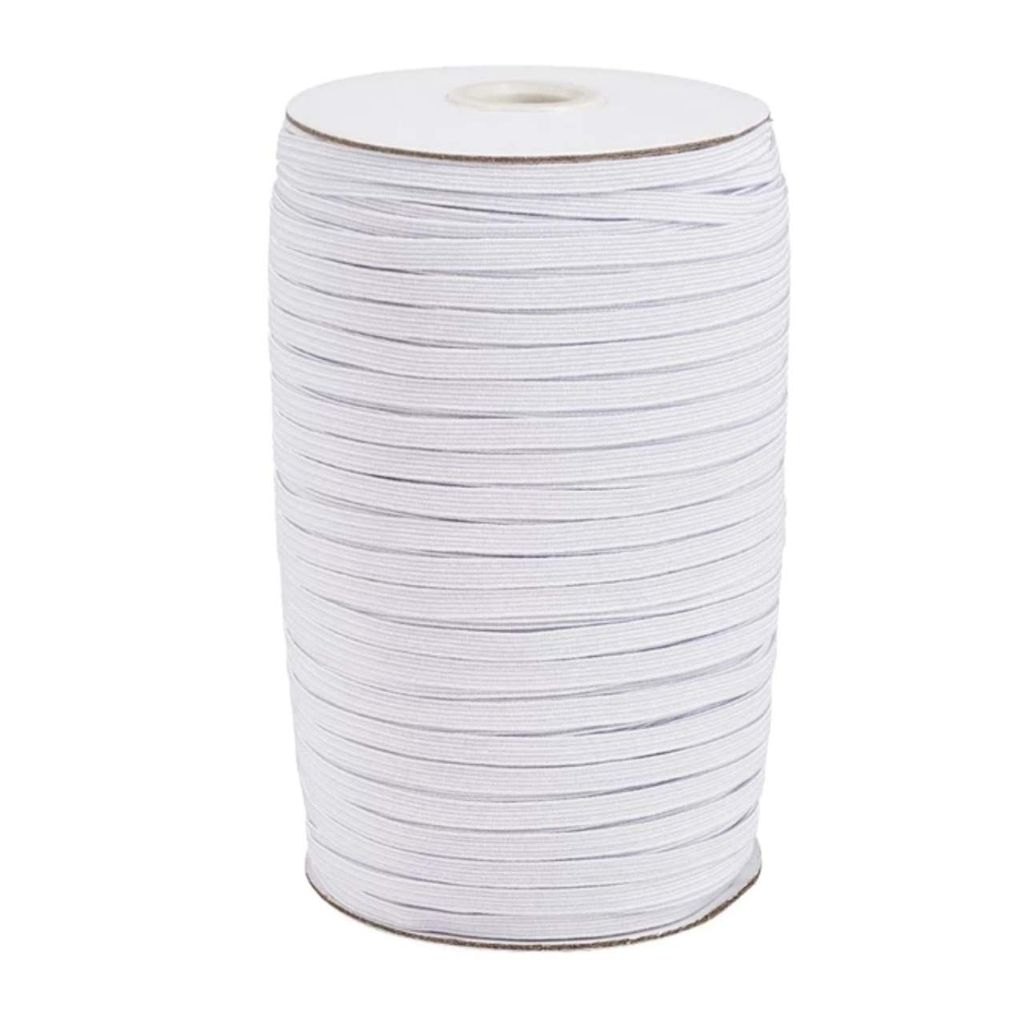 Venus Aqua Elastic String for Mask Sewing, Elastic Knitted Crochet for Mask Making and Knit Sewing Crafts DIY Earloop for Mask Bent