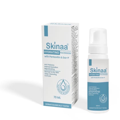 Skinaa Hydrating Face Wash | Deep Moisture Infusion with Pentavitin and Exo-P | Nourishing Face wash