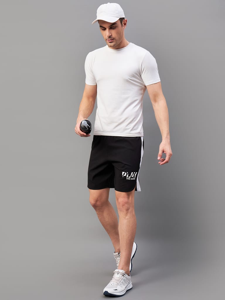 Masch Sports Men's Sports Wear, Active Wear, Gym, Running & Training Shorts with Zipper Pockets and Side Curved Slits