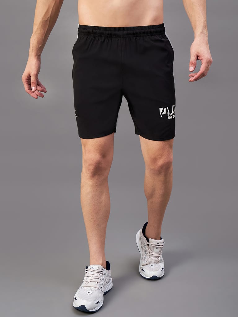 Masch Sports Men's Sports Wear, Active Wear, Gym, Running & Training Shorts with Zipper Pockets and Side Curved Slits