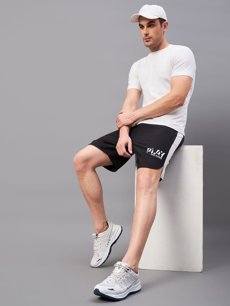 Masch Sports Men's Sports Wear, Active Wear, Gym, Running & Training Shorts with Zipper Pockets and Side Curved Slits