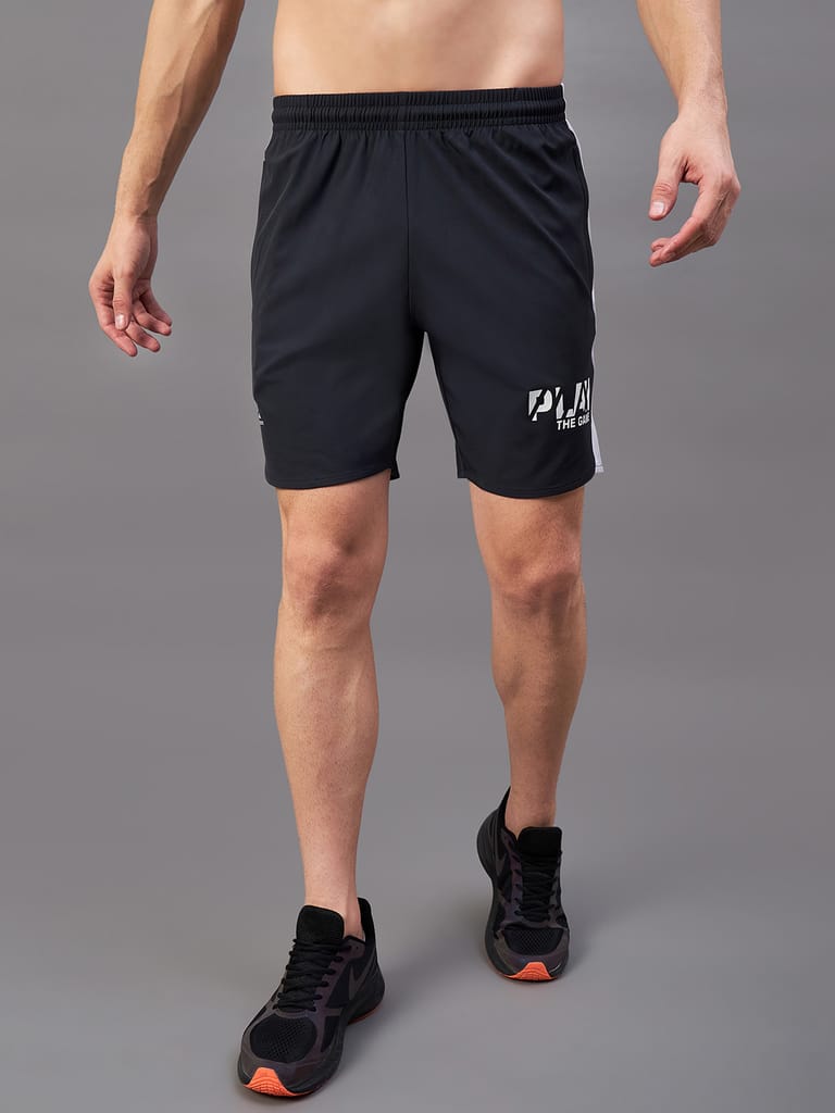 Masch Sports Men's Sports Wear, Active Wear, Gym, Running & Training Shorts with Zipper Pockets and Side Curved Slits