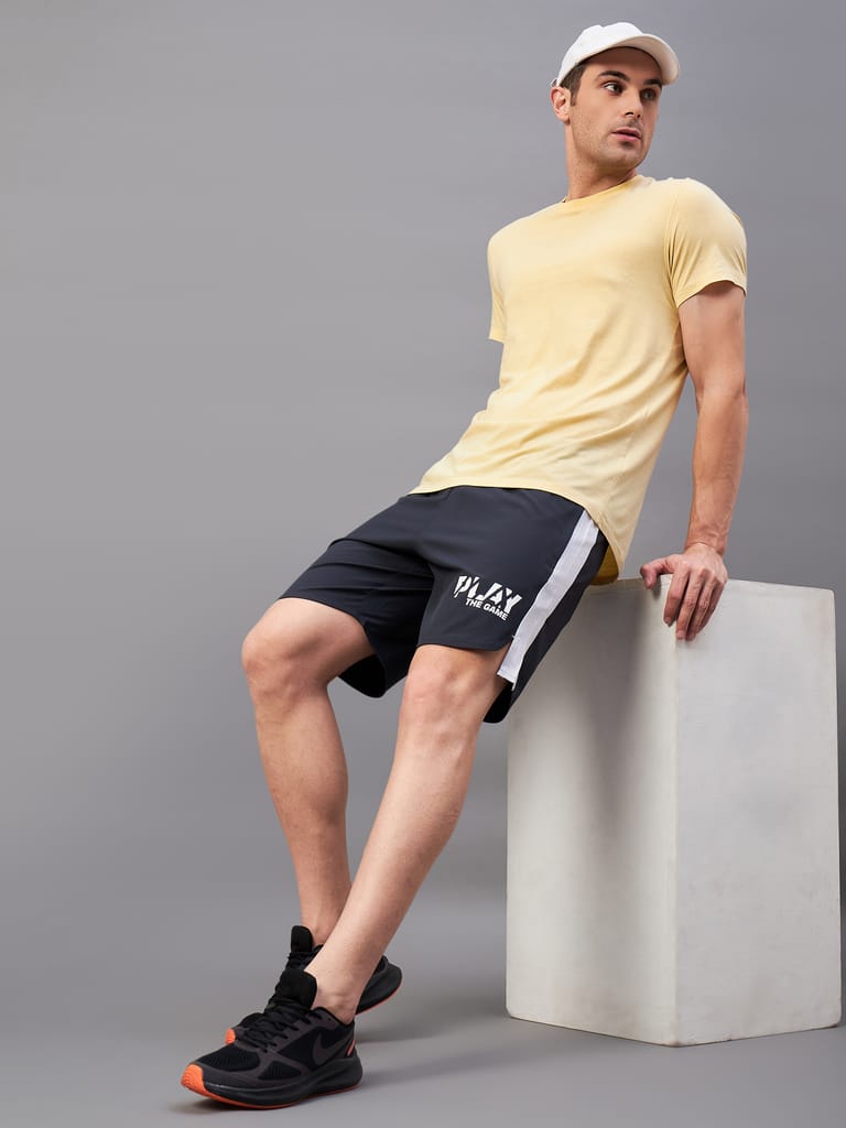 Masch Sports Men's Sports Wear, Active Wear, Gym, Running & Training Shorts with Zipper Pockets and Side Curved Slits