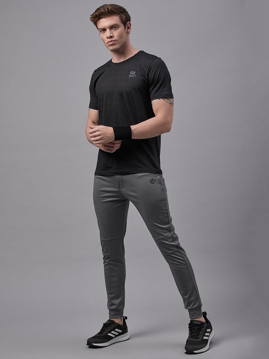 Masch Sports Men’s Dri-Fit Sports & Active Wear, Running & Training Half Sleeves Polyester Round Neck T-Shirt